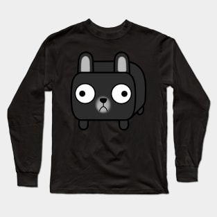 French Bulldog Loaf - Black Frenchie Long Sleeve T-Shirt